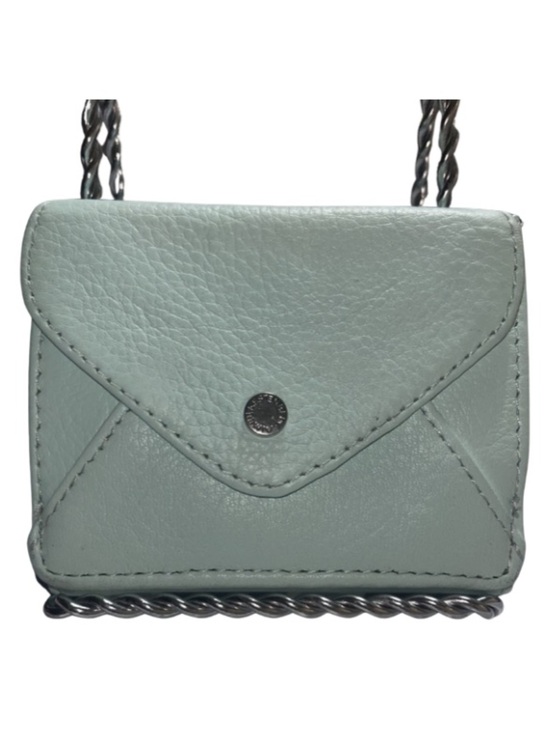 Aimee Kestenberg Handbags - Aimee Kestenberg Ashley Mint
Green Pebbled Leather Mini
Pouch Wallet